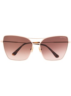 Tom Ford Eyewear солнцезащитные очки Sye в массивной квадратной оправе