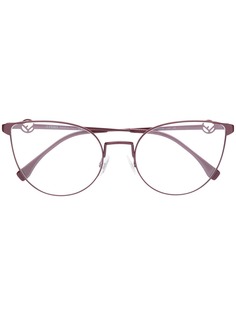 Fendi Eyewear очки в оправе кошачий глаз