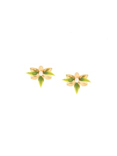 Mercedes Salazar floral stud earrings