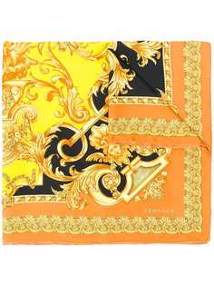 Versace baroque print scarf