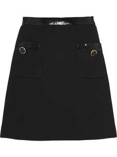 Miu Miu sequinned trims short skirt