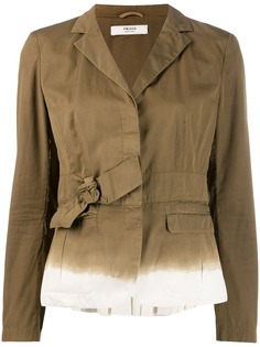 Prada Pre-Owned блейзер с заостренными лацканами