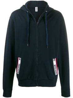Moschino logo pocket hoodie