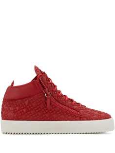 Giuseppe Zanotti высокие декорированные кеды Kriss Studs