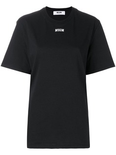 MSGM футболка с логотипом