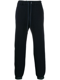 Sacai cotton drawstring track pants