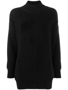 Alberta Ferretti distressed knit jumper