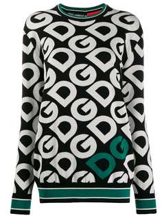 Dolce & Gabbana logo print hoodie
