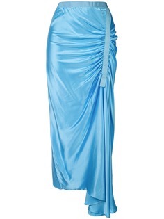 Christopher Esber ruched midi skirt