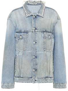 Miu Miu distressed denim jacket