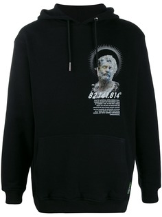 Icosae Statue print hoodie