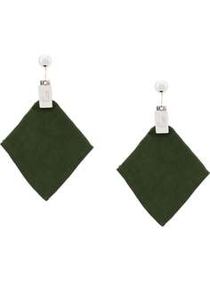 Jacquemus cloth clip earrings
