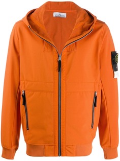 Stone Island куртка Soft Shell-R Real с нашивкой-логотипом