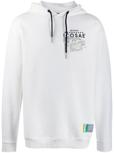 Icosae logo print hoodie