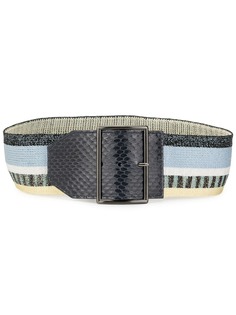Missoni striped buckle belt