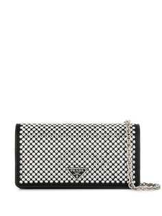 Prada мини-кошелек с кристаллами