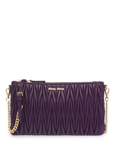 Miu Miu matelassé shoulder bag