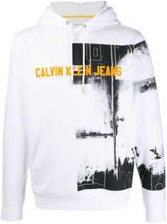 Calvin Klein Jeans printed detail logo hoodie
