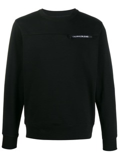 Calvin Klein Jeans logo patch sweatshirt