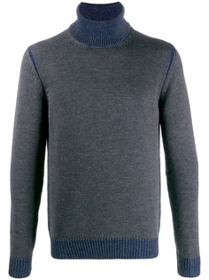 Roberto Collina two-tone turtleneck jumper