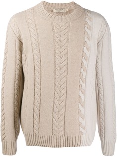 Maison Kitsuné cable knit jumper