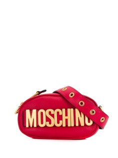 Moschino объемная поясная сумка с логотипом