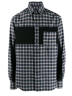 Lanvin plaid contrast shirt