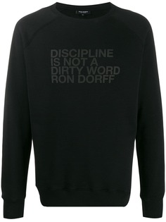 Ron Dorff Discipline print sweatshirt
