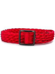 Yohji Yamamoto adjustable braided belt