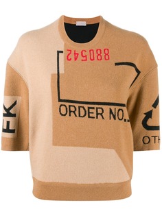 MRZ graphic printed jumper