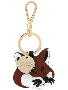 Maison Kitsuné fox face keychain