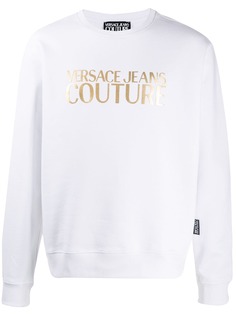 Versace Jeans Couture metallic logo jumper