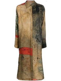 Uma Wang burnished look midi dress