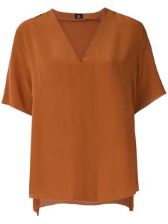 Osklen BLUSA DECOTE V SILK