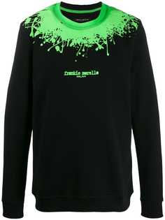 Frankie Morello neon paint splash sweatshirt