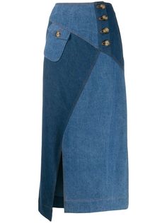 Rejina Pyo джинсовая юбка со вставками