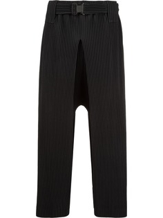 Homme Plissé Issey Miyake pleated drop crotch trousers