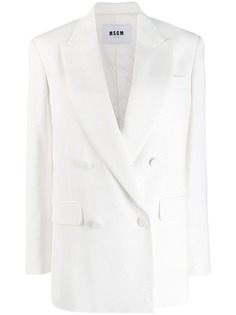 MSGM double breasted blazer