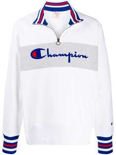 Champion zipped logo sweater