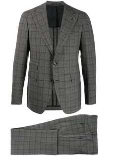 Tagliatore single breasted checked suit