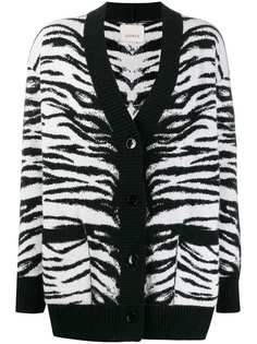 Laneus Tiger knit cardigan