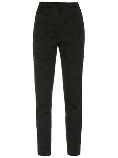 Dolce & Gabbana брюки скинни с цветочным принтом
