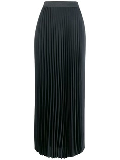 Agnona pleated maxi skirt