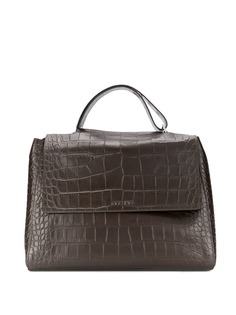 Orciani embossed detail tote bag