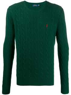 Polo Ralph Lauren cable knit logo pullover