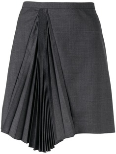 Nº21 pleated asymmetric skirt