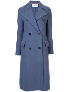Harris Wharf London double-breasted trench coat