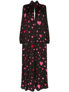 Racil Barbara heart print maxi dress