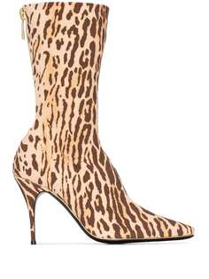 Zimmermann animal print mid-calf boots