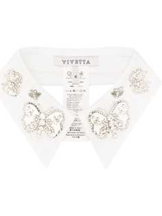 Vivetta butterfly embellished collar